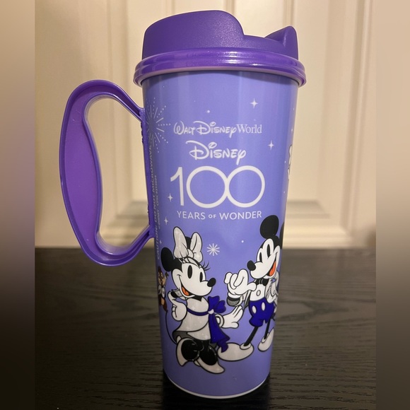 Disney Resort Reusable Refillable Mugs 100th Anniversary - Lot of 2 - Picture 5 of 7